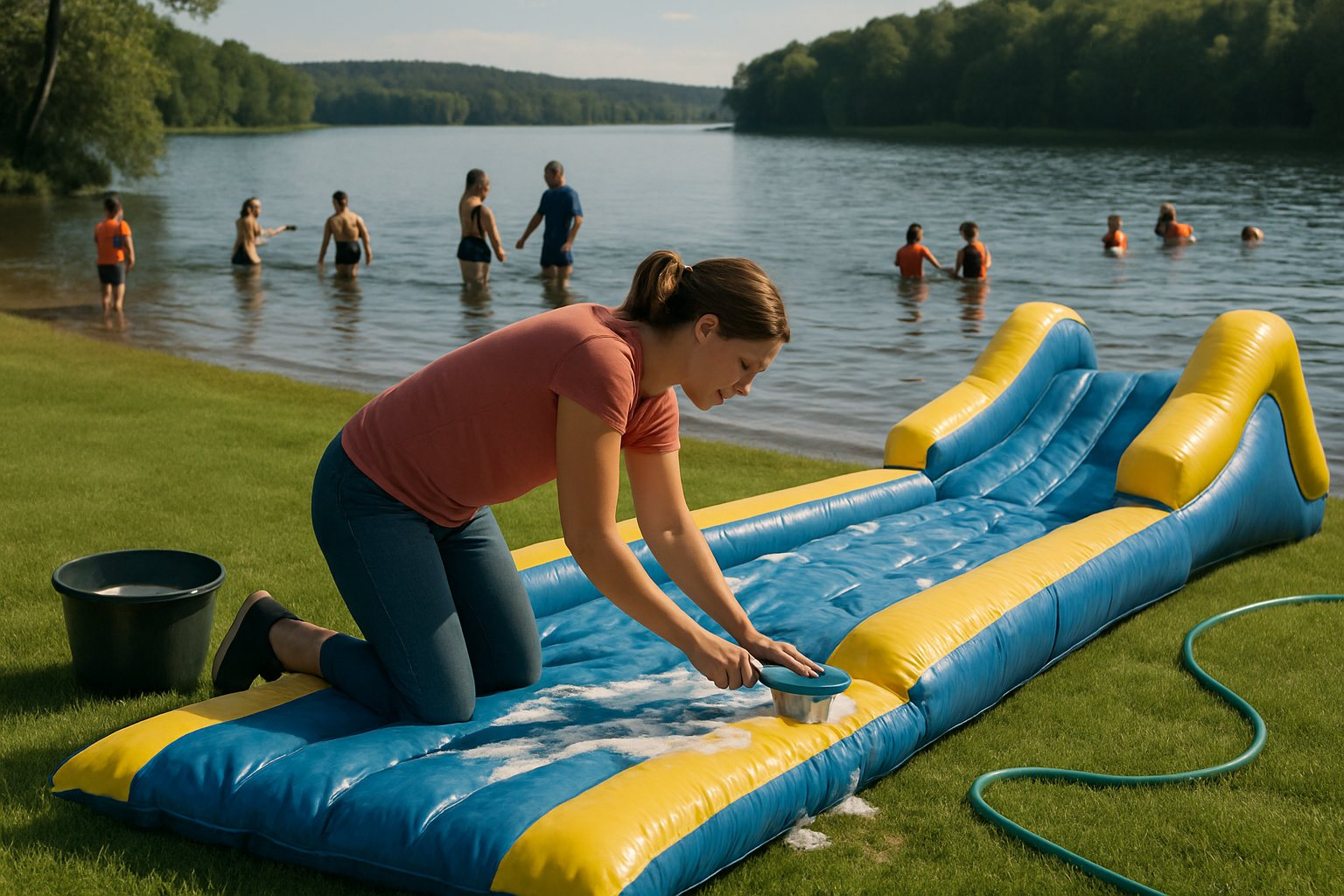 Boat Slide Maintenance: How to Clean, Patch and Store Your Slide