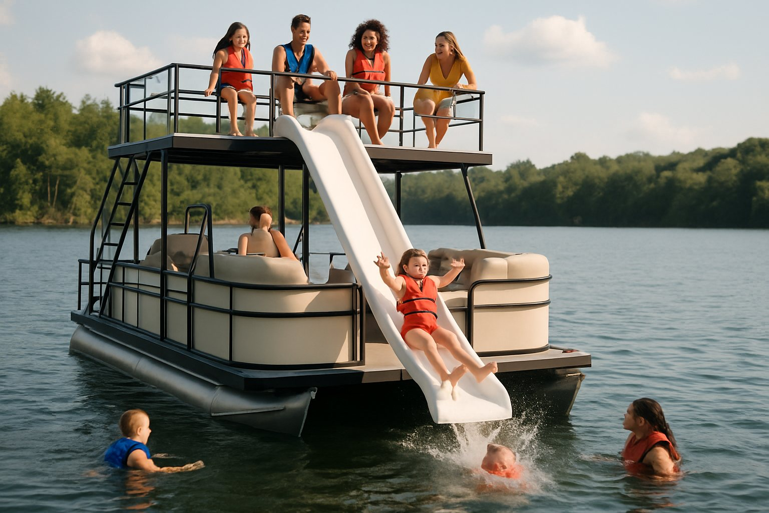 Double Decker Pontoon with Slide: Models, Specs and Tips