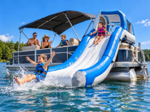 Boats with Slides: Pontoon with Slide, Yachts and More