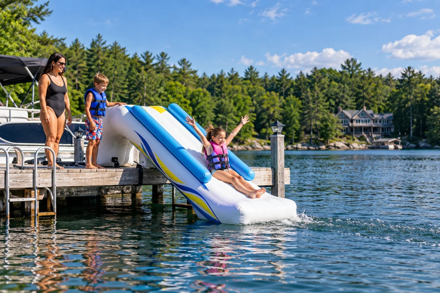 Dock Slide for Your Lake: Types, Dock Height and Water Depth