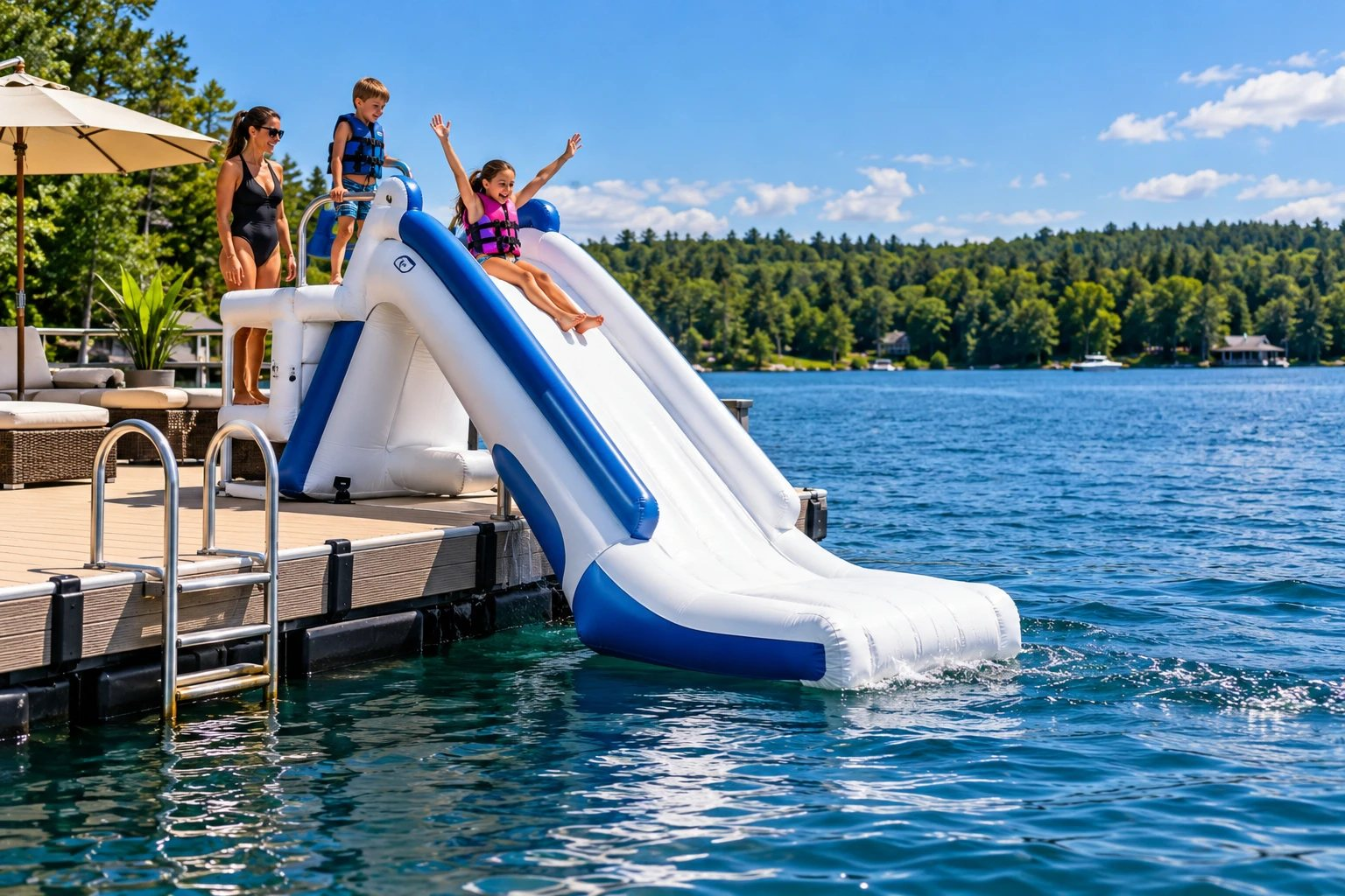 Best Dock Slides 2026: Inflatable, Floating and Permanent