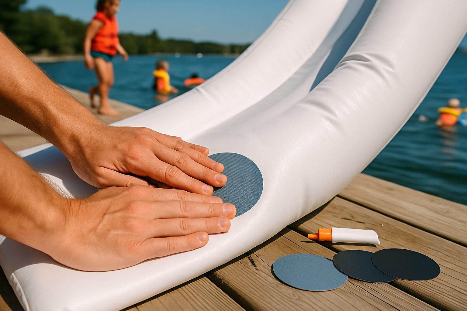 Boat Slide Repair: Find and Fix an Inflatable Slide Leak