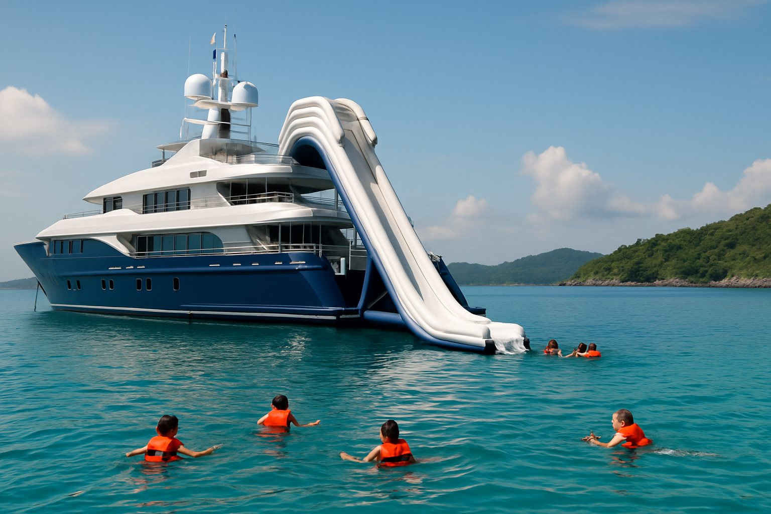 Self-Lifting Yacht Slides: How They Work and Who Builds Them